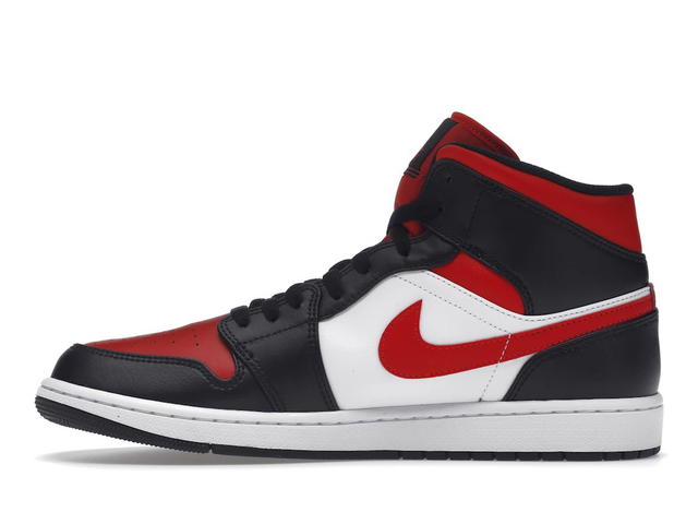 Jordan Jordan 1 Mid White Black Red (2022) - view 3