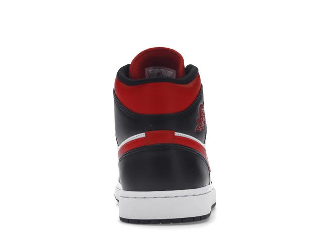Jordan Jordan 1 Mid White Black Red (2022) - view 4
