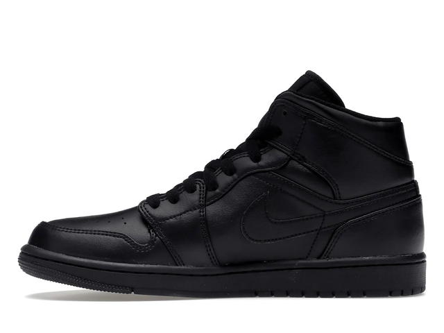 Jordan Jordan 1 Mid Triple Black - view 3