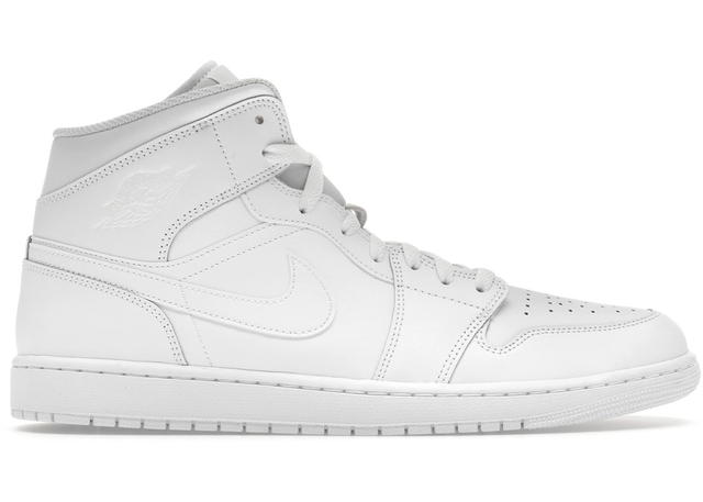 Jordan Jordan 1 Mid Triple White - view 1