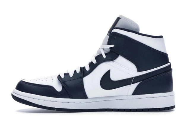 Jordan Jordan 1 Mid White Metallic Gold Obsidian - view 3