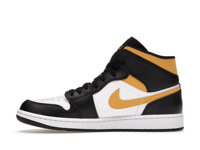 Jordan Jordan 1 Mid White Pollen Black - view 3
