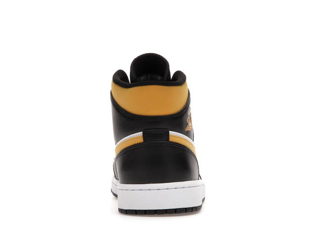 Jordan Jordan 1 Mid White Pollen Black - view 4