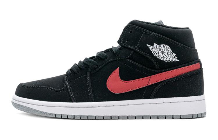 Jordan Jordan 1 Retro Mid GS Black University Red