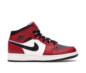 Buy Jordan 1 Mid Chicago Black Toe (GS) at Sasom – Authentic and Ready to Ship