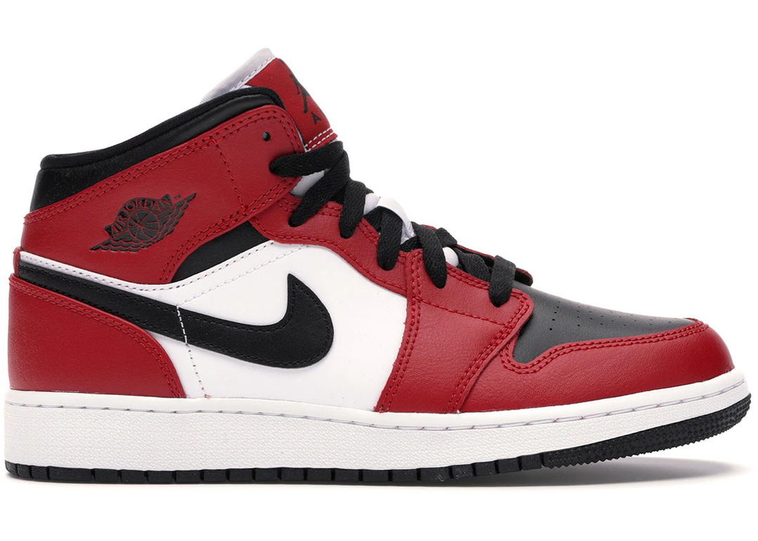 Jordan Jordan 1 Mid Chicago Black Toe (GS)