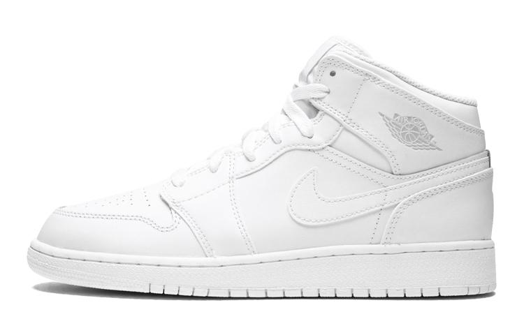 Jordan Jordan 1 Retro Mid GS Triple White