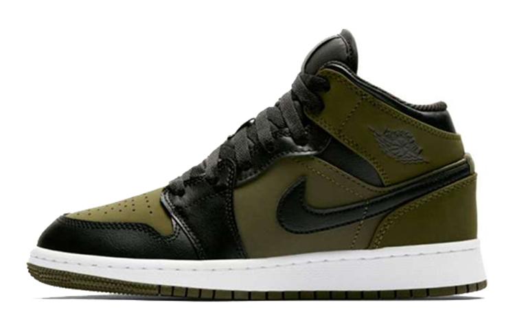 Jordan Jordan 1 Retro Mid GS Olive Canvas