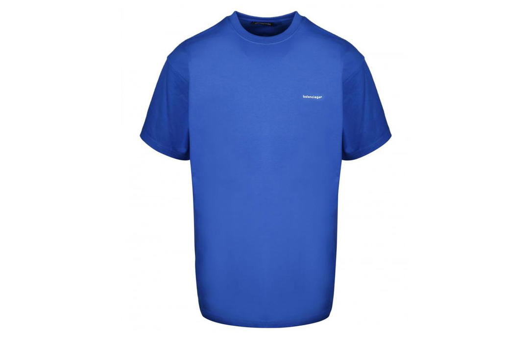 Balenciaga Balenciaga T-Shirt Regular Fit Men's Blue