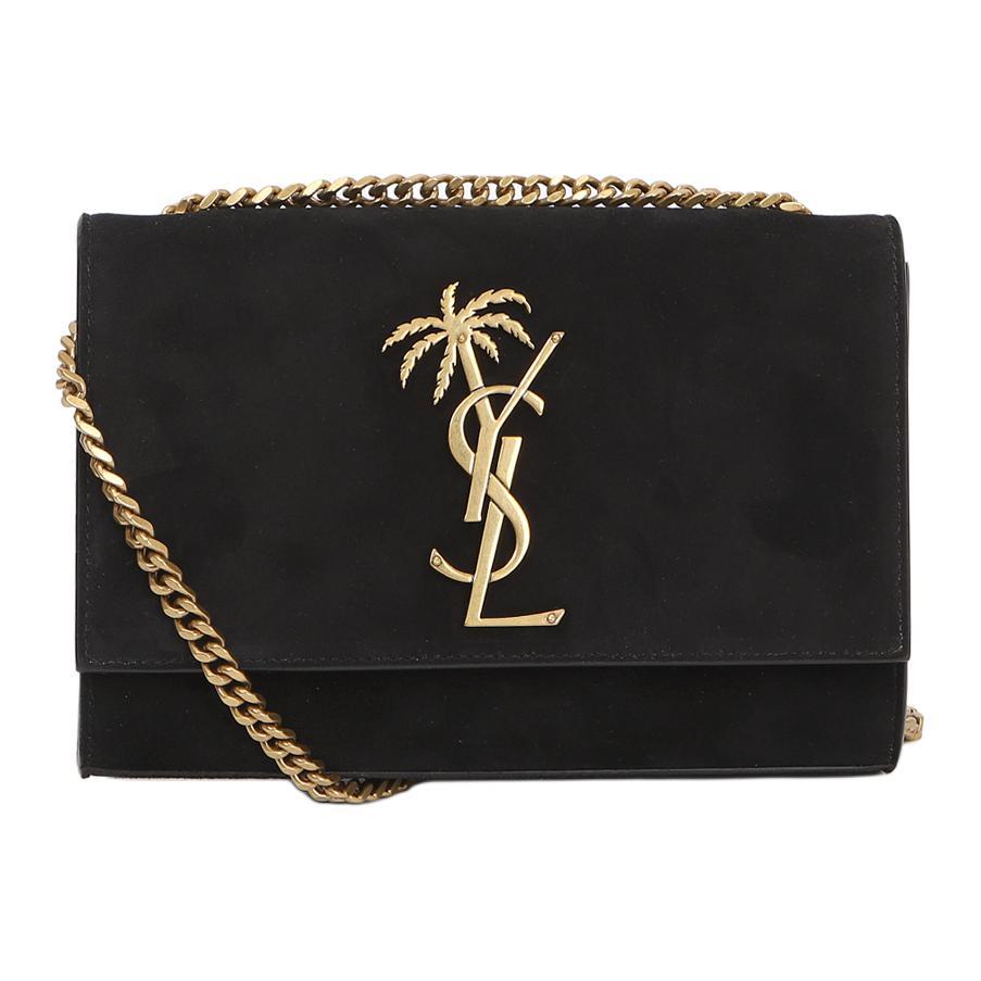 Saint Laurent Saint Laurent PARIS Sheepskin Shoulder Bag Women's Black