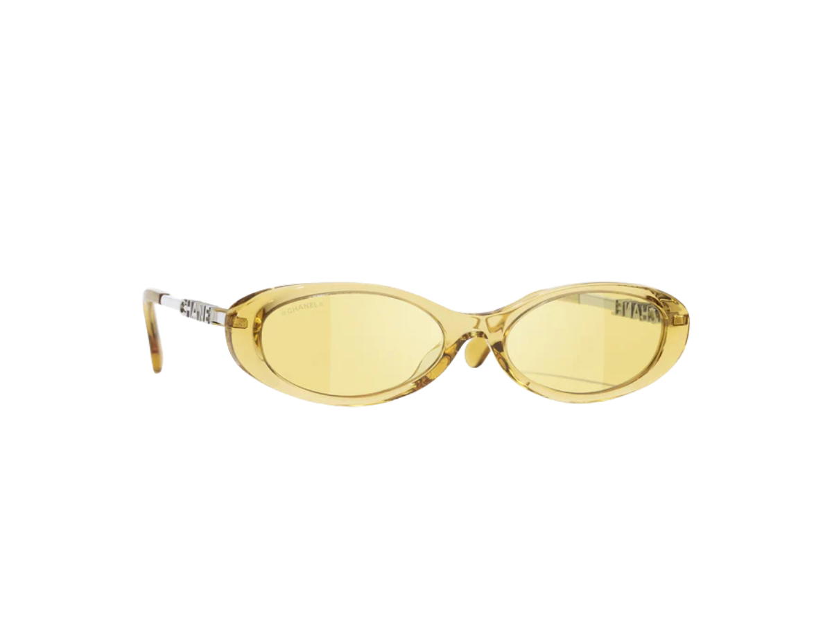 Chanel Chanel Oval Sunglasses Yellow