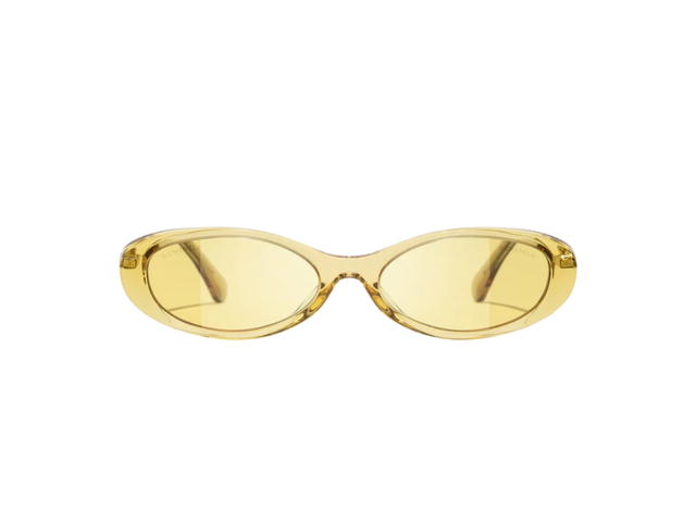 Chanel Chanel Oval Sunglasses Yellow - view 2