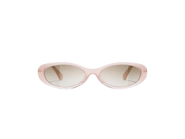 Chanel Chanel Oval Sunglasses Beige - view 2