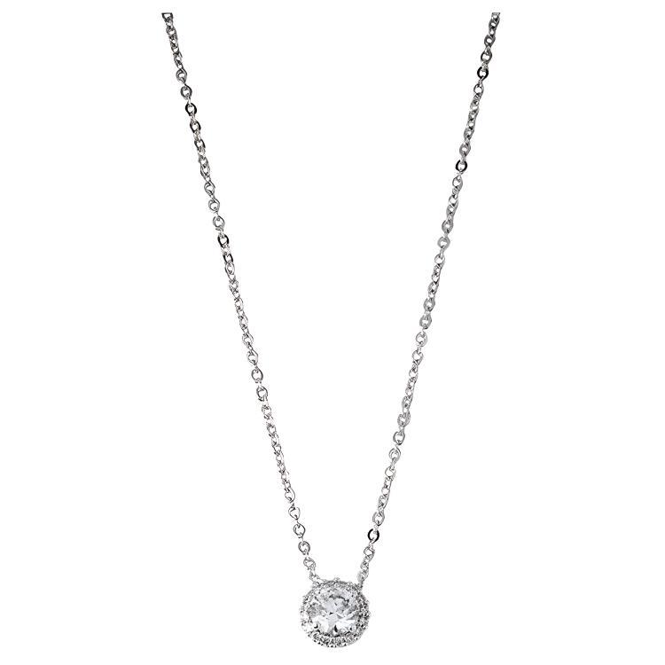 Swarovski Swarovski Rhodium Plated Necklaces Women's Silver