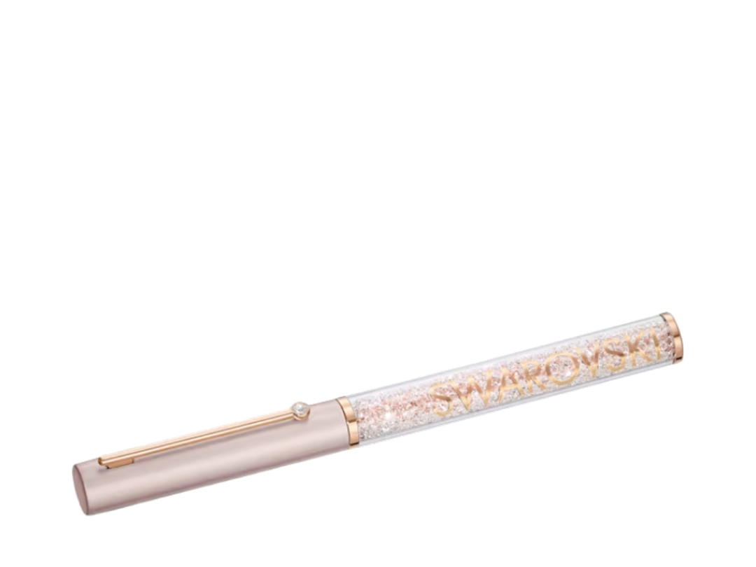 Swarovski Swarovski Crystalline Ballpoint Pen Rose Gold Tone Pink Lacquered Rose Gold-tone Plated