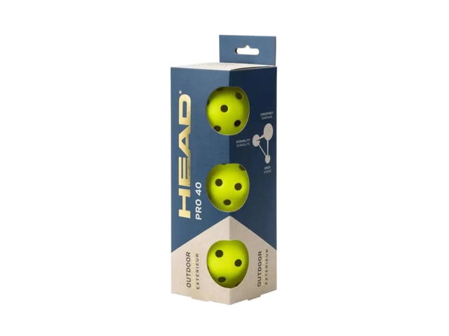 Head HEAD Pro Penn 40 Outdoor Pickleballs 3/Pack - view 1