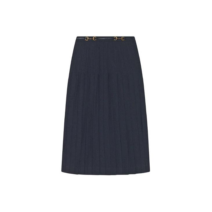 Gucci Gucci Casual Long Skirts Women's Blue