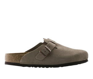 Buy Birkenstock Boston Series Closed Toe Slippers Taupe at Sasom – Authentic and Ready to Ship