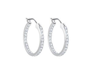 Buy Swarovski Sommerset Hoop Earrings White at Sasom – Authentic and Ready to Ship