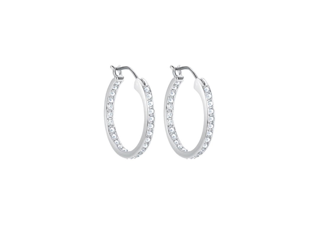Swarovski Swarovski Sommerset Hoop Earrings White