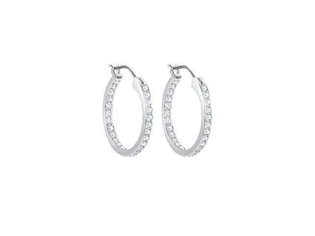 Swarovski Swarovski Sommerset Hoop Earrings White - view 1