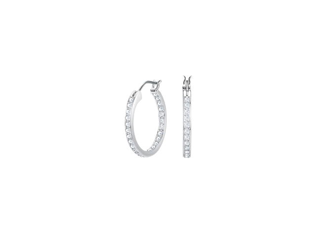 Swarovski Swarovski Sommerset Hoop Earrings White - view 3