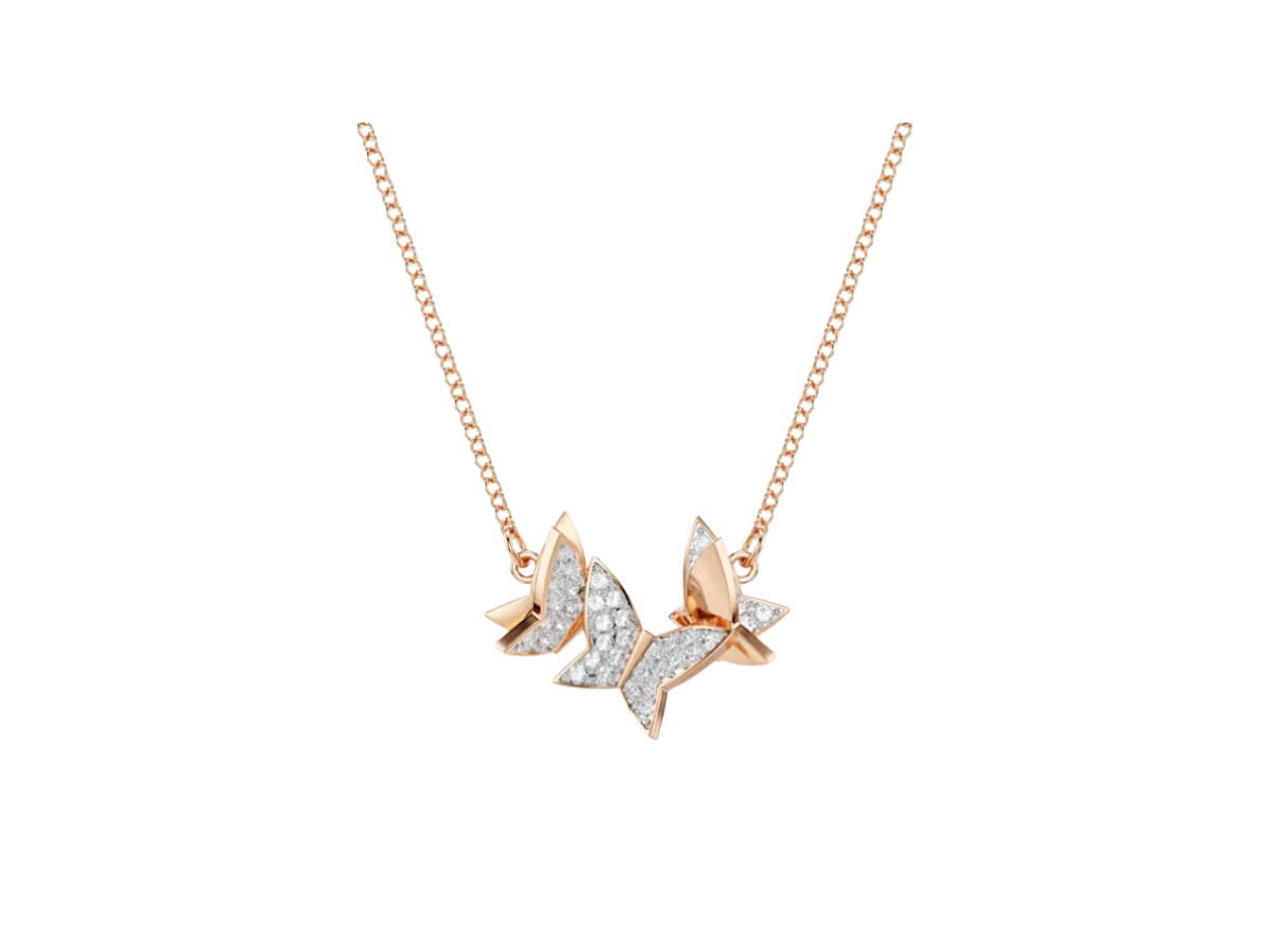 Swarovski Swarovski Idyllia Lilia Necklace White Rose Gold