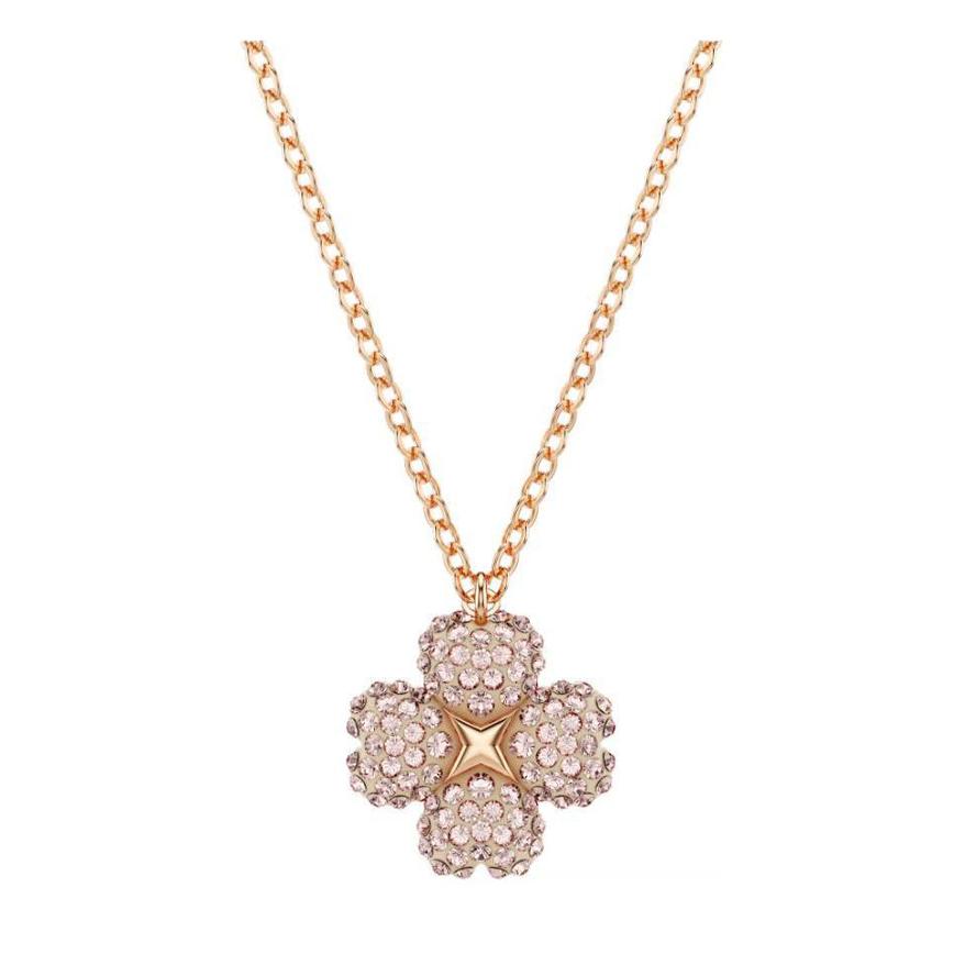 Swarovski Swarovski Latisha Alloy Necklaces Women's Pink