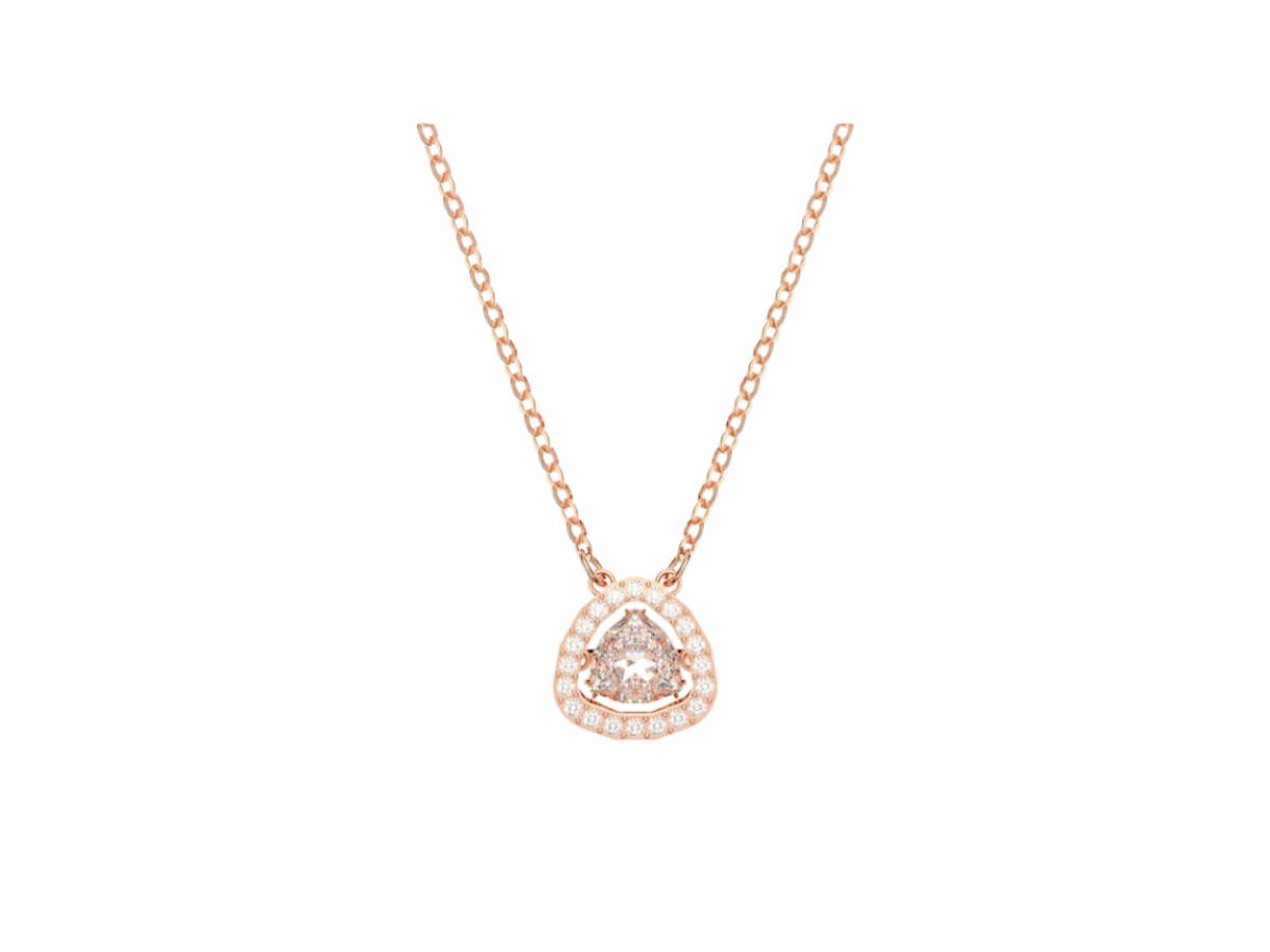 Swarovski Swarovski Millenia Necklace Trilliant Cut White Rose Gold-tone Plated