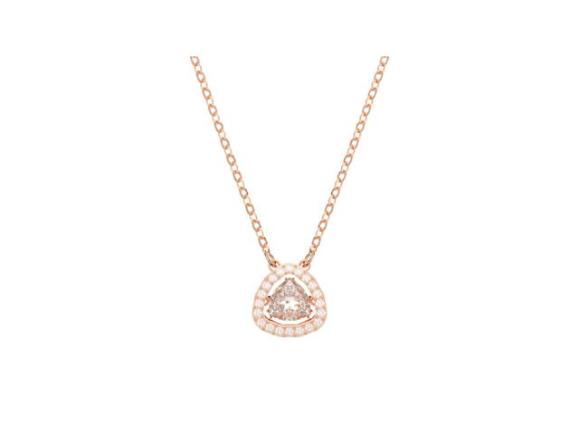 Swarovski Swarovski Millenia Necklace Trilliant Cut White Rose Gold-tone Plated - view 1