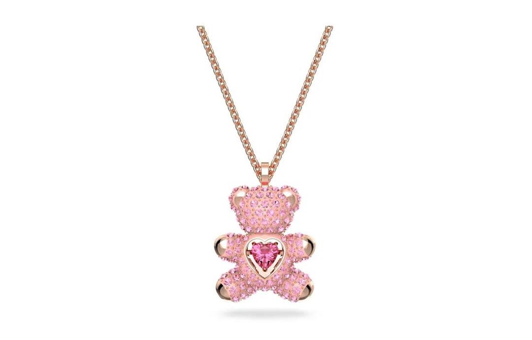 Swarovski Swarovski Metal Necklaces Women's Pink