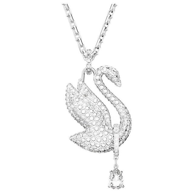 Swarovski Swarovski Swan Necklace - Silver - view 2