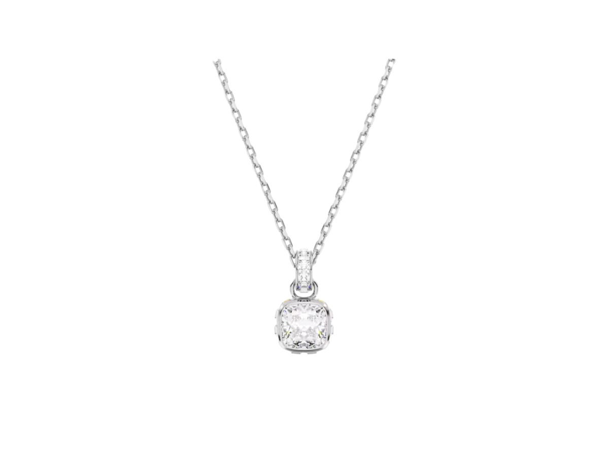 Swarovski Swarovski Birthstone Pendant Necklace White