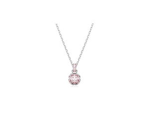 Buy Swarovski Birthstone Pendant Necklace Pink at Sasom – Authentic and Ready to Ship