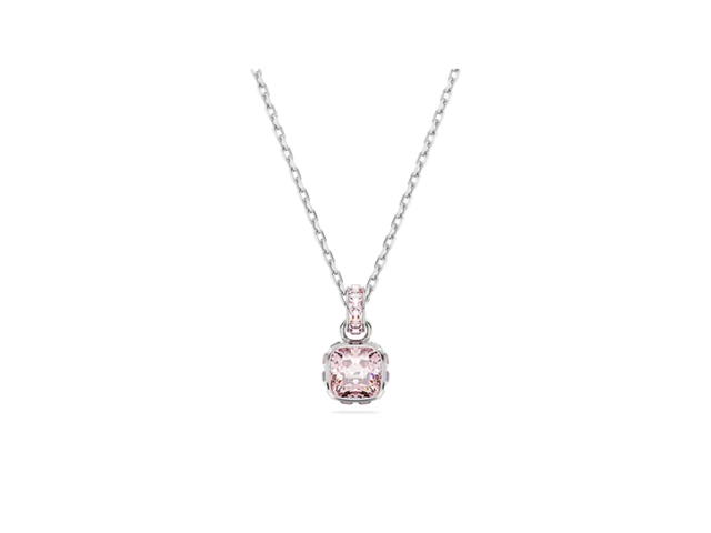 Swarovski Swarovski Birthstone Pendant Necklace Pink - view 1