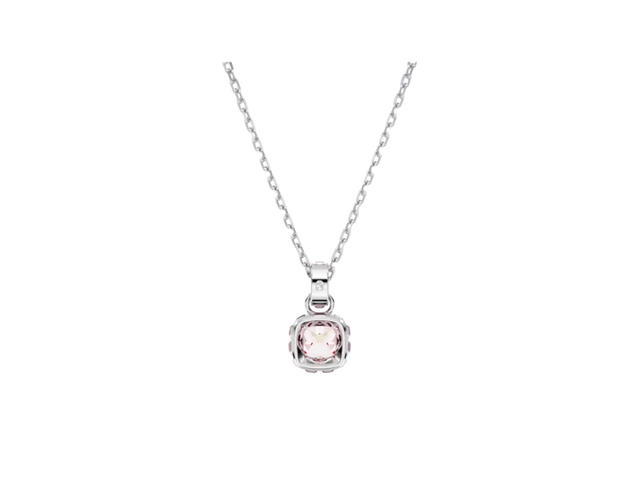 Swarovski Swarovski Birthstone Pendant Necklace Pink - view 4
