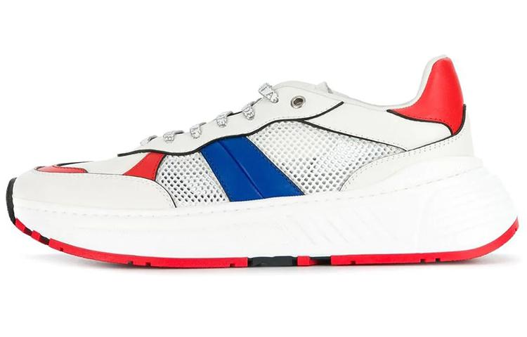 Bottega Veneta Bottega Veneta Speed Low Top Casual Shoes Men's White Blue Red