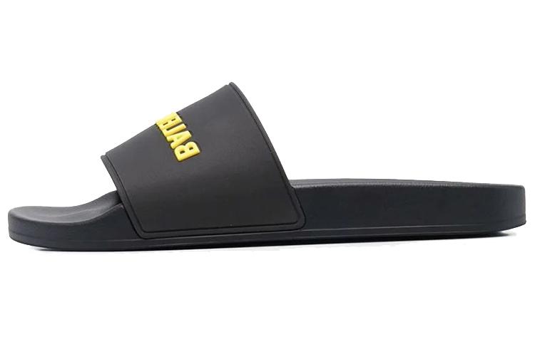 Balenciaga Balenciaga Pool Slides 'Black Yellow'