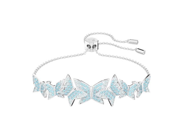 Swarovski Swarovski Idyllia Lilia Bracelet Butterfly Blue Rhodium Plated - view 1
