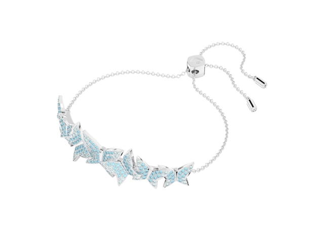 Swarovski Swarovski Idyllia Lilia Bracelet Butterfly Blue Rhodium Plated - view 2