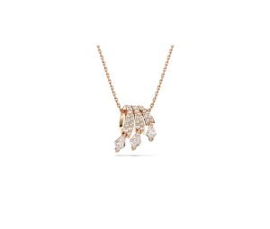 Buy Swarovski Dragon & Phoenix Necklace White Rose Gold 18K at Sasom – Authentic and Ready to Ship