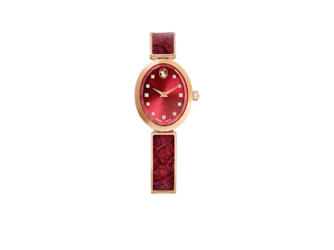 Swarovski Swarovski Crystal Rock Oval Watch Red