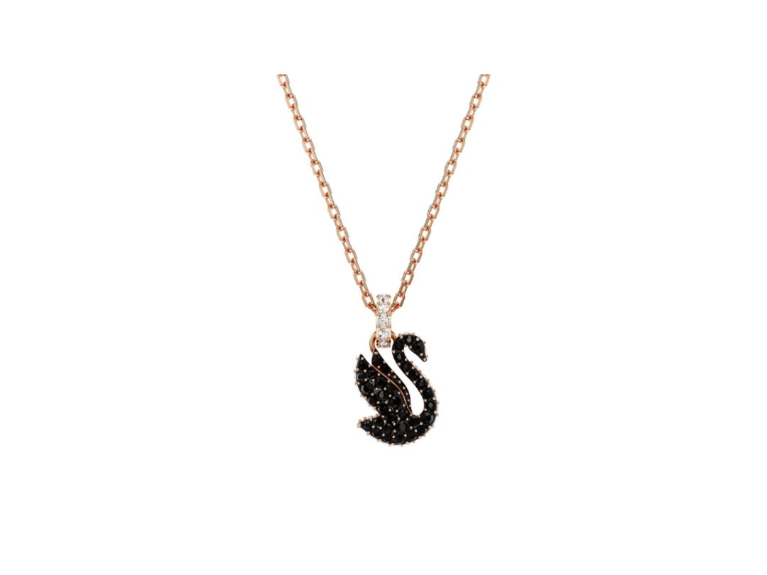 Swarovski Swarovski Swan Pendant Black