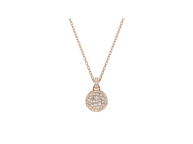 Swarovski Swarovski Meteora Pendant Necklace White Rose Gold Tone - view 1
