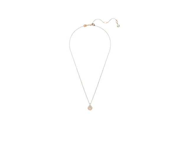 Swarovski Swarovski Meteora Pendant Necklace White Rose Gold Tone - view 2