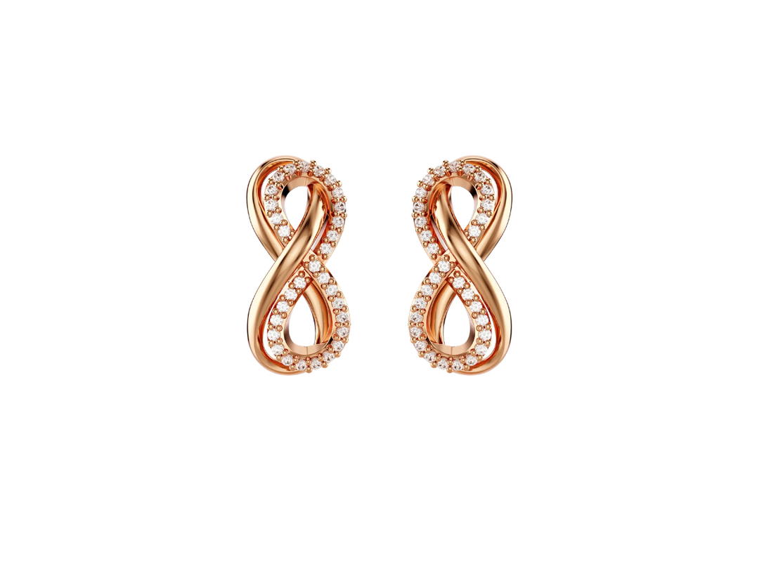 Swarovski Swarovski Hyperbola Stud Earrings White
