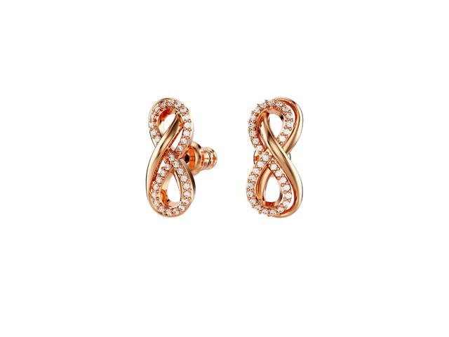 Swarovski Swarovski Hyperbola Stud Earrings White - view 2