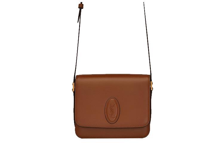 Saint Laurent Saint Laurent Cow Leather Saddle Bag Shoulder Bag Crossbody Bag Small Size Women's Brown