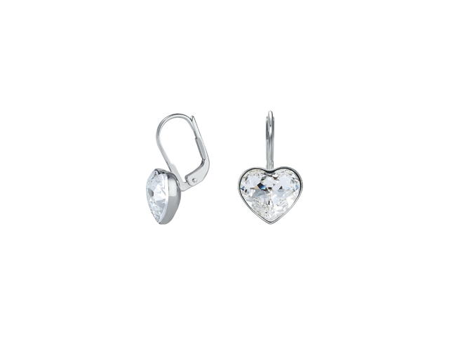Swarovski Swarovski Bella Drop Heart Earrings White - view 2