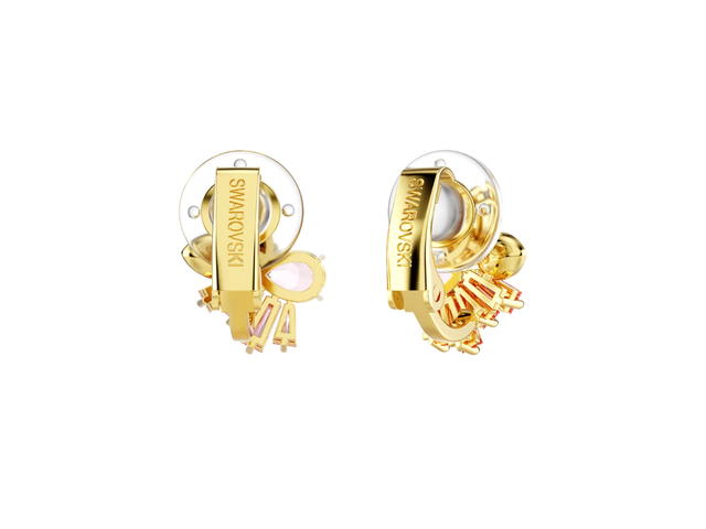 Swarovski Swarovski Gema Clip Earrings Pink - view 4